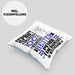 Pferdetherapeut Geschenk Lustiger Spruch für Pferdetherapeut Geschenkidee Bester Pferdetherapeut Der WeltKissen mit Füllung 40x40 (Grau) Blau Trendation