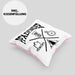 Pfadfinder Kissen mit Füllung 40x40 Geschenk Lustige Geschenkidee Für Pfadfinder (Grau) Rosa Trendation
