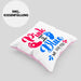 Kissen mit Füllung 40x40 Gender Reveal Geschenk Pink Or Blue We Love You Baby Überraschung (Grau) Rosa Trendation