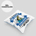 Lustige Kissen mit Füllung 40x40 für Angler Lustiger Spruch Geschenkidee (Grau) Blau Trendation