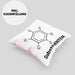 Chemie Kissen mit Füllung 40x40 SubstituENTEN Chemiker Witz Organische Chemie Ente Kaffee Geschenkidee (Grau) Rosa Trendation