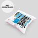 Schwimmsportler Geschenk Kissen mit Füllung 40x40 Lustiger Spruch Erheben Sie Sich Der Schwimmsportler Betritt den Raum (Grau) Rosa Trendation