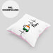 Irland Kissen mit Füllung 40x40 "Herzschlag Eire" Geschenk für Irland-Fans (Grau) Rosa Trendation