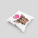 Chihuhahua Besitzer Kissen mit Füllung 40x40 Geschenk Chihuhahua Besitzer Geschenkidee Frauchen Herrchen (Grau) Grau Trendation