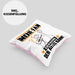 Indie-Fan Kissen mit Füllung 40x40 Geschenk für Indie-Fan Der Mann Der Alles Kann Geschenkidee zum Geburtstag (Grau) Rosa Trendation