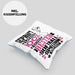 Softballspielerin Geschenk Lustiger Spruch für Softballspielerin Geschenkidee Bester Softballspielerin Der WeltKissen mit Füllung 40x40 (Grau) Blau Trendation