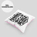Fussballer Kissen mit Füllung 40x40 Geschenk Fussballspieler Geschenkidee Zum Fussball Spielen Geboren Zur Schule Gezwungen (Grau) Rosa Trendation