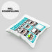 Chihuahua Besitzer Kissen mit Füllung 40x40 Geschenk Lustiger Spruch Geschenkidee Chihuahua Tricks Bleib (Grau) Grün Trendation