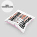 Schwippschwager Geschenk Kaffee-Kissen mit Füllung 40x40 Geschenkidee für Schwippschwager Ich Bin Schwippschwager Ich Kann Es Dir Erklären Jedoch Nicht Für Dich Verstehen Spruch Lustig (Grau) Rosa Trendation