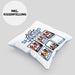 Australian Shepherd Besitzer Kissen mit Füllung 40x40 Geschenk Lustiger Spruch Geschenkidee Australian Shepherd Tricks Bleib (Grau) Blau Trendation