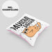 Katzen Kissen mit Füllung 40x40 Pauschal Dagegen Katze Katzenliebhaber Kater Geschenk Miau Katzenbesitzerin Geschenkidee Humor Sarkasmus (Grau) Rosa Trendation
