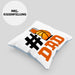 Basketball-Trainer Basketballer Nummer 1 Dad Vater Kissen mit Füllung 40x40 Geschenk Basketball Papa Geschenkidee Bester Papa Der Welt Vatertag Lustige Geschenkidee (Grau) Blau Trendation