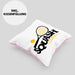 Lustige Squash-Kissen mit Füllung 40x40 Geschenk für Squash-Spieler (Grau) Rosa Trendation