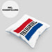 Frikandel Kissen mit Füllung 40x40 Geschenk Holländer Geschenkidee Holland Flagge Holland Urlaub Liebhaber (Grau) Blau Trendation