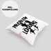 Fußballer Kissen mit Füllung 40x40 Geschenk für Fußballspieler Männer Geschenkidee Problem und Lösung Fussball Spielen (Grau) Rosa Trendation