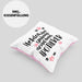 Apotheker Kissen mit Füllung 40x40 Geschenk Bester Apotheker Pharmazeut Arzneikundiger (Grau) Rosa Trendation