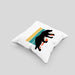 Gepard Kissen mit Füllung 40x40 Geschenk Retro (Grau) Grau Trendation