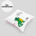 Boule Kissen mit Füllung 40x40 Geschenk Boule-Spieler Geschenkidee Spruch T-Rex Dino Ich Hasse Boule Spielen (Grau) Rosa Trendation