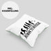 Boule Kissen mit Füllung 40x40 Geschenk Boule-Spieler Geschenkidee Spruch Geboren zum Boule (Grau) Grün Trendation