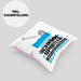 Schwimmsportler Geschenk Kissen mit Füllung 40x40 Ich Bin Schwimmsportler Aber Sag Doch Einfach Superheld Lustige Geschenkdiee für Schwimmsportler (Grau) Rosa Trendation