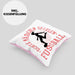 Mädchen Fußball Kissen mit Füllung 40x40 Geschenk Echte Mädchen Spielen Fußball Frauen-Fussball (Grau) Rosa Trendation