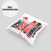 Fußballfan Geschenk Lustiger Spruch für Fußballfan Geschenkidee Bester Fußballfan Der WeltKissen mit Füllung 40x40 (Grau) Rosa Trendation