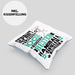 Handballspieler Geschenk Lustiger Spruch für Handballspieler Geschenkidee Bester Handballspieler Der WeltKissen mit Füllung 40x40 (Grau) Blau Trendation