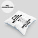 Rapper Geschenk Kissen mit Füllung 40x40 Lustiger Spruch Ich Bin Rapper Warum Weil Ich Es Kann Geschenkidee Bester Rapper Geburtstag (Grau) Blau Trendation