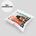 Cocker Spaniel Besitzer Kissen mit Füllung 40x40 Geschenk Lustiger Spruch Geschenkidee Retro Vinatge Cocker Spaniel (Grau) Rosa Trendation