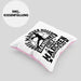 Mädchen Handball-Spielerin Kissen mit Füllung 40x40 Geschenk Spruch Echte Mädchen Spielen Handball Geschenkidee Frauen Brave Mädchen Mögen Handballer (Grau) Rosa Trendation