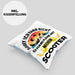 Scooter Roller Fahrer Geschenk Kissen mit Füllung 40x40 Scooterfahrer Geschenkidee Scooting Geschenkidee Jungs Profi Scooterfahrer Pro Grafik Stunts (Grau) Blau Trendation