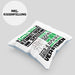 Ultimate-Frisbee-Spieler Geschenk Kaffee-Kissen mit Füllung 40x40 Geschenkidee für Ultimate-Frisbee-Spieler Ich Bin Ultimate-Frisbee-Spieler Ich Kann Es Dir Erklären Jedoch Nicht Für Dich Verstehen Spruch Lustig (Grau) Blau Trendation
