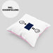 Alaska Kissen mit Füllung 40x40 Geschenk für Alaska-Liebhaber Urlaub Lustige Geschenkidee :( + Alaska Flagge = :) Geburtstag (Grau) Rosa Trendation