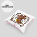 Faultier Kissen mit Füllung 40x40 Geschenk Faullenzer Arbeit Kann Man Das Essen Freundin Geschenkidee (Grau) Rosa Trendation