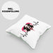Border Collies Besitzer Kissen mit Füllung 40x40 Geschenk Lustiger Spruch Geschenkidee Herzschlag Border Collies (Grau) Grün Trendation