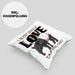 Lustige Tapir Kissen mit Füllung 40x40 Geschenk Tapir Liebhaber (Grau) Grün Trendation