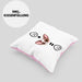 Chihuahua Kissen mit Füllung 40x40 Geschenk für Chihuahua Besitzer Lustige Geschenkidee :( + Chihuahua = :) (Grau) Rosa Trendation