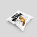 Bieber Kissen mit Füllung 40x40 Biebermotiv Geschenk Tierwohlhaber (Grau) Grau Trendation