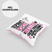 Softballspielerin Geschenk Lustiger Spruch für Softballspielerin Geschenkidee Bester Softballspielerin Der WeltKissen mit Füllung 40x40 (Grau) Rosa Trendation