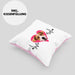 Jack Russel Besitzer Kissen mit Füllung 40x40 Geschenk Lustiger Spruch Geschenkidee Herzschlag Jack Russel (Grau) Rosa Trendation