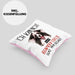 Border Collies Besitzer Kissen mit Füllung 40x40 Geschenk Lustiger Spruch Geschenkidee Ich Kann Nicht Mein Border Collies Hat Nein Gesagt (Grau) Rosa Trendation