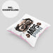 Mops Papa Besitzer Kissen mit Füllung 40x40 Geschenk Lustiger Spruch Geschenkidee Mops Liebhaber (Grau) Rosa Trendation