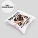 Mops Besitzer Kissen mit Füllung 40x40 Geschenk Lustiger Spruch Geschenkidee Mir Reichts Ich Geh Zu Meinem Mops (Grau) Rosa Trendation