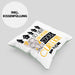 Curlerin Geschenk Kissen mit Füllung 40x40 Geschenkidee für Curlerin Geburtstag Weihnachten Spruch So Sieht Eine Richtig Coole Curlerin Aus (Grau) Grün Trendation