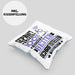 Schriftsteller Geschenk Lustiger Spruch für Schriftsteller Geschenkidee Bester Schriftsteller Der WeltKissen mit Füllung 40x40 (Grau) Blau Trendation