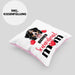 Berner Sennen Besitzer Mom Mama Kissen mit Füllung 40x40 Geschenk Lustiger Spruch Geschenkidee Berner Sennen Besitzerin (Grau) Rosa Trendation