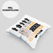 Kletterpartnerin Geschenk Kissen mit Füllung 40x40 Lustig Geschenkidee für Kletterpartnerin Geburtstag So Sieht Eine Richtig Coole Kletterpartnerin Aus Frauen Spruch (Grau) Blau Trendation