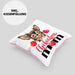 Chihuhahua Mom Mama Besitzer Kissen mit Füllung 40x40 Geschenkidee Frauchen Herrchen (Grau) Rosa Trendation
