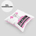 Stiefcousin Geschenk Kissen mit Füllung 40x40 Ich Bin Stiefcousin Aber Sag Doch Einfach Superheld Lustige Geschenkdiee für Stiefcousin (Grau) Rosa Trendation