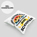 Scooter Roller Fahrer Geschenk Kissen mit Füllung 40x40 Scooterfahrer Geschenkidee Scooting Geschenkidee Jungs Profi Scooterfahrer Pro Grafik Stunts (Grau) Grün Trendation
